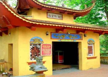 Khu vực đền cô Chín được xây dựng tại tỉnh Thanh Hóa