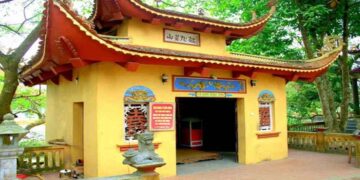 Khu vực đền cô Chín được xây dựng tại tỉnh Thanh Hóa