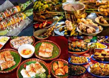 Ẩm thực Hội An phong phú à được bày trí đơn giản mang đậm chất truyền thống