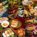 Ẩm thực Hội An phong phú à được bày trí đơn giản mang đậm chất truyền thống