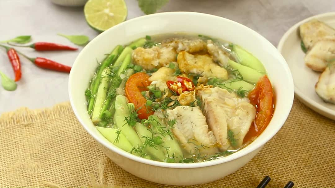 Canh chua cá rô Tông Trường